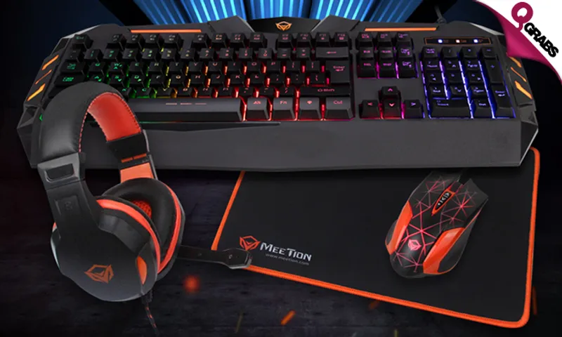 Gaming Combo: Keyboard, Headset, Mouse & Mouse Pad!